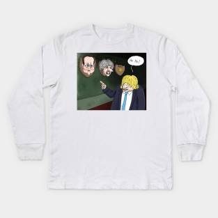 Boris Johnson PM Kids Long Sleeve T-Shirt